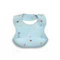 INS Baby Bibs BPA Free Waterproof Soft Silicone Saliva Solid Dripping Banana Bib Cartoon Print Flower Adjustable Lunch Aprons
