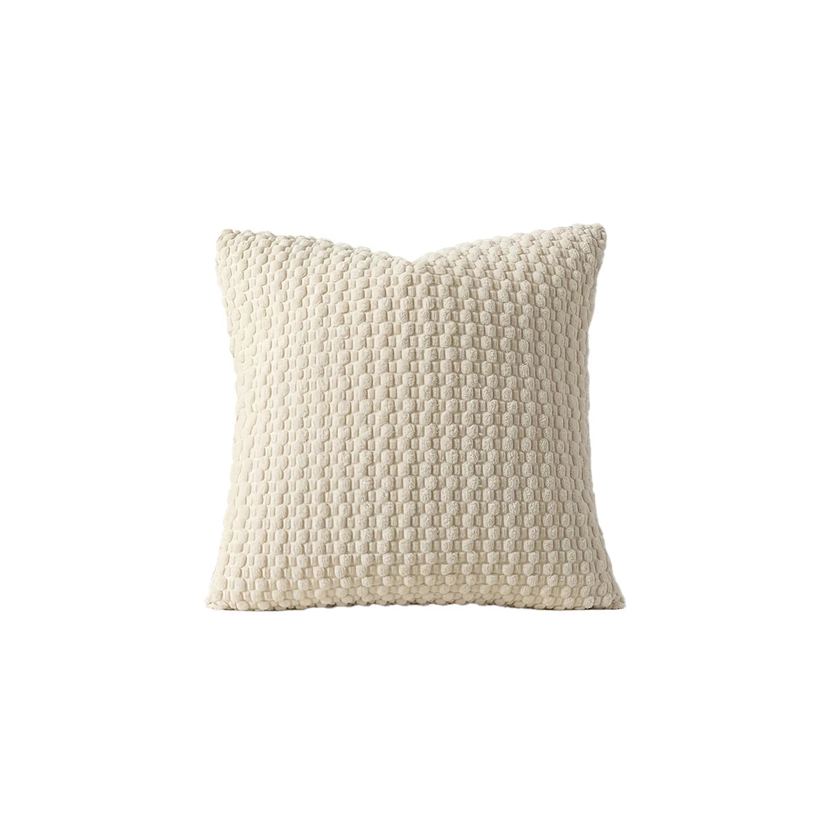 1pc Soft Boho style modern double-sided design pillows cover, Farmhouse Neutral Decorative Home Decor Striped Corduroy Square
