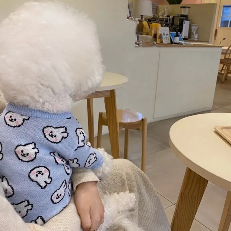 Pet Dog Sweaters for Small Medium Dogs Winter Warm Puppy Turtleneck Fashion Cat Knitted Sweaters Chihuahua Dog Clothes Dog Coat