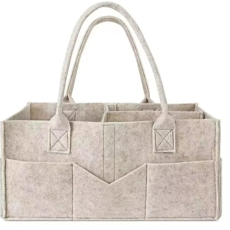 Children's Felt Diaper Storage Bag Baby Miscellaneous Toys Diapers Large Capacity Felt Diaper Bag
