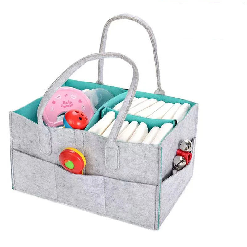 Children's Felt Diaper Storage Bag Baby Miscellaneous Toys Diapers Large Capacity Felt Diaper Bag