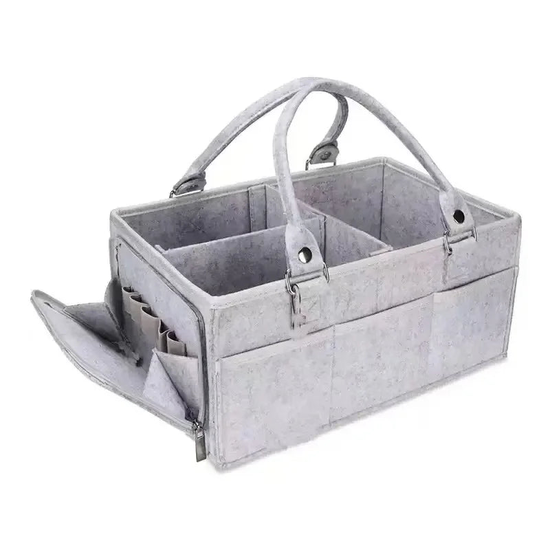 Children's Felt Diaper Storage Bag Baby Miscellaneous Toys Diapers Large Capacity Felt Diaper Bag