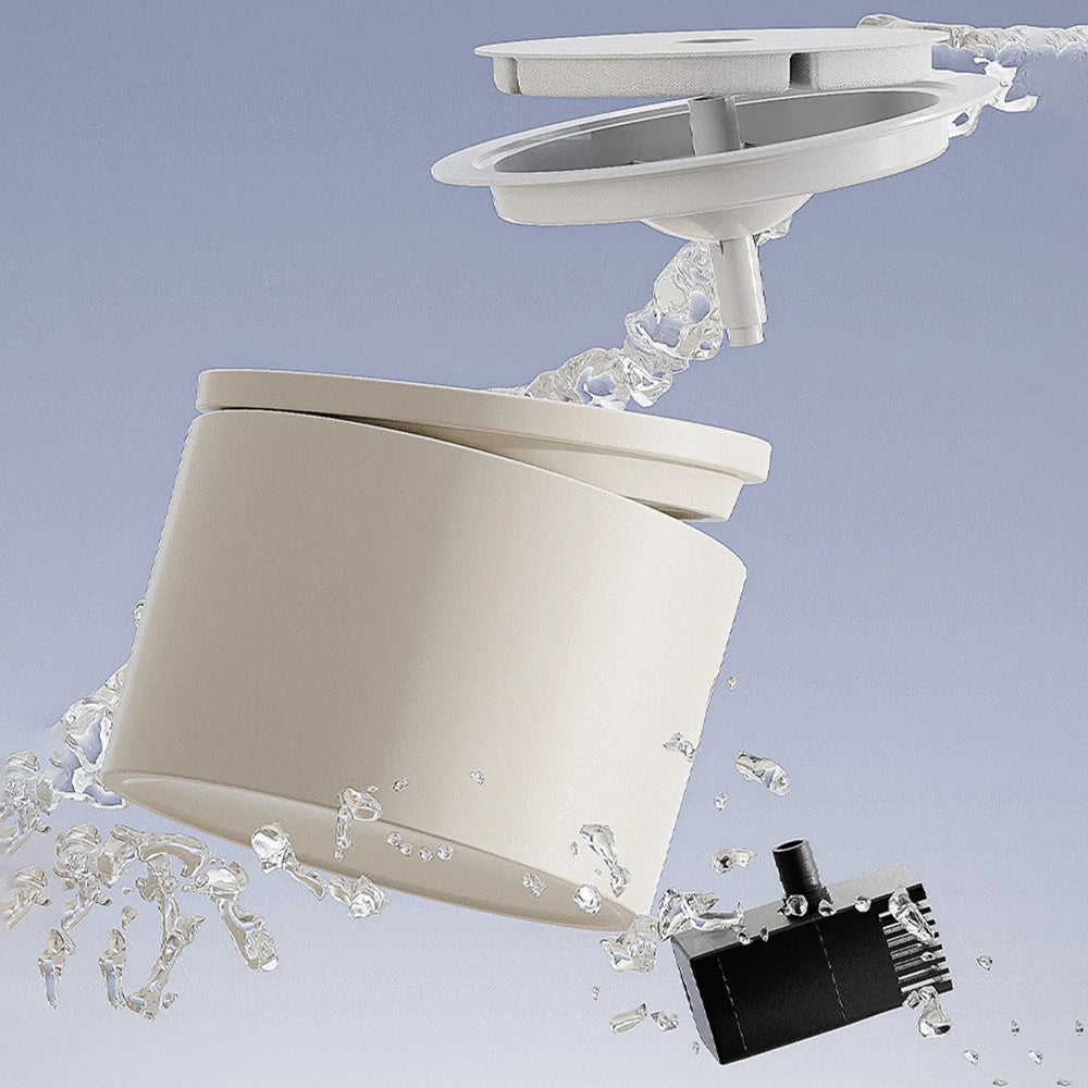 Water Dispenser Cat Automatic Water Dispenser, Pet Ceramic Bowl, Dog Bowl Water Dispenser, Circulation And Flow