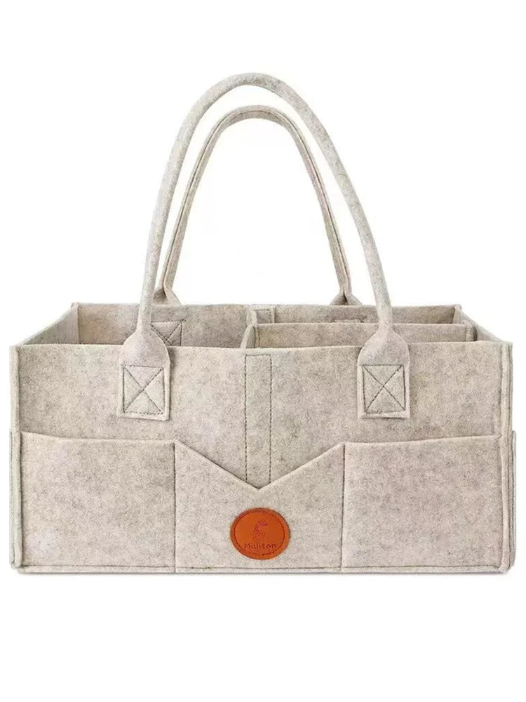Children's Felt Diaper Storage Bag Baby Miscellaneous Toys Diapers Large Capacity Felt Diaper Bag