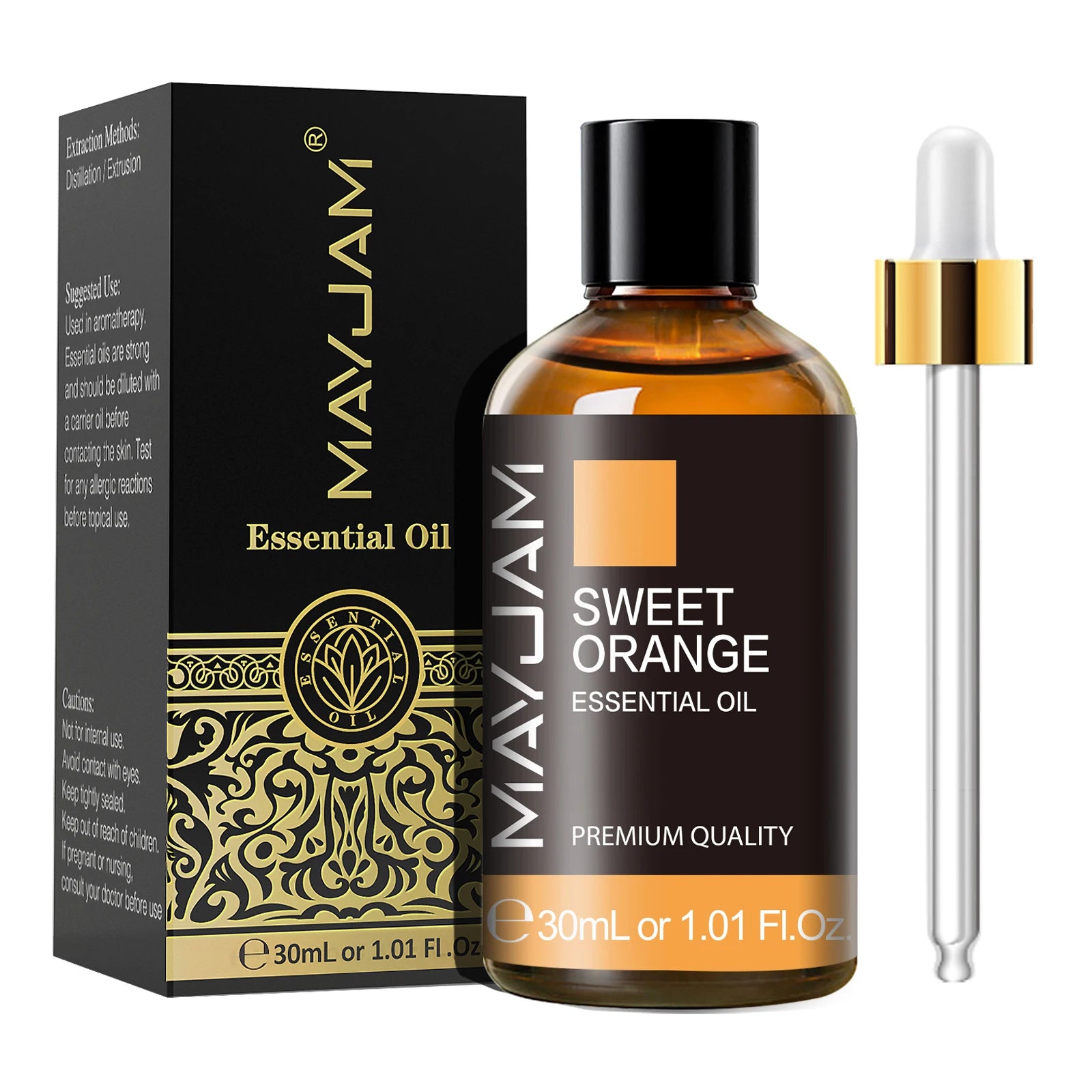 MAYJAM 1PCS 30ML Aromatherapy Essential Oil Lavender Vanilla Jasmine Eucalyptus Peppermint Aroma Oil for Diffuser Candle Soap